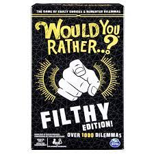 Adults only would you rather printable cards party game, 40 cards. Would You Rather Filthy Edition Gamestop