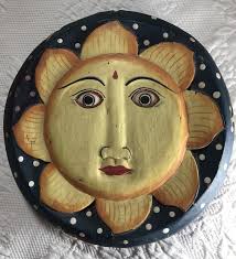 Each style and finish is tied to an indigenous tradition and locale. Ebluejay Vintage Sun Moon Stars Carved Wooden Wall Hanging Wood Plaque Painted Celestial Faces Folk Art