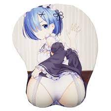 Amazon.com: BOO ACE Re:Zero Rem&Ram Anime Mouse Pads Boob Oppai Gaming 3D  Mousepads 2Way Skin (MP-Rem D) : Office Products