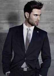Navy Suit Silver Tie Men In Navy Suits Black Suit Men Navy Suit