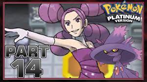Pokemon Platinum - Part 14 - Gym Leader Fantina - YouTube