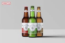 Download Free Beer Bottle Mockup On Behance