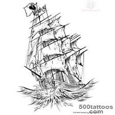 ship tattoo designs, ideas, meanings