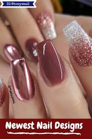 Newest Nail Designs The Best Wedding Bridal Nail Art From Nail Art Gallery And Pinterest With Beautiful Nail Bridal Nail Art New Nail Designs Nail Designs