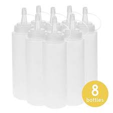 Flacons Souples Transparents Pour Sauce Grand Modele 415ml Pour La Cuisine Decoration Patisserie Avec Couvercle A Capu Decoration Patisserie Condiments Flacons