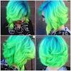 Mermaid Blue Green Ombre Hair