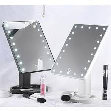The Best Vanity Mirror Convenient Perfect Size 10 5x6 5 In Vanity Make Up Mirror Features 22 Led Makeup Mirror With Lights Makeup Mirror Led Makeup Mirror