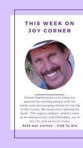 Carew Papritz Joy Corner Award Winning Books Filmmaking Joy