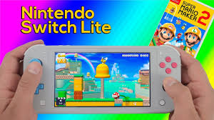 Super Mario Maker 2 Nintendo Switch Lite Gameplay Youtube