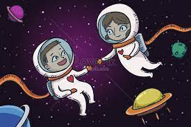 Menggunakan pesawat luar angkasa vostok 1, yuri gagarin berada di orbit bumi selama 108 menit. Lukisan Angkasa Lepas Cikimm Com