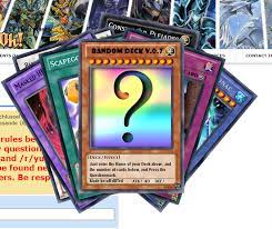 Yugioh rewards provides you with free cards, without requiring you to buy or spend any money. V0 7 Of My Random Deck Generator Is Here Now With Pleasant Gui Accurate Main Deck Cards And Fixed Extra Deck Yugioh