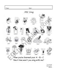 If you love music, then you know all about the little shot of excitement that ripples through you when you hear one of your favorite songs come on the radio. Abc Song Lyrics Esl Worksheet By Kita19