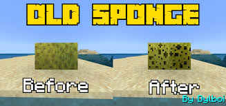 If it's not showing up, try pressing f3+t to reload the textures. Old Sponge Pack Minecraft Pe Texture Packs
