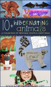Hibernating Animals Round Up Hibernation Preschool Crafts Animals That Hibernate Hibernation Activities