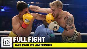 Jake won the fight while the fans did not get a chance to witness a knockout. Jake Paul Defeats Anesongib Via First Round Stoppage Youtube