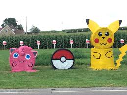 Pokemon Round Hay Bale Designs Straw Art Wedding Details Photography Rustic Chic Wedding