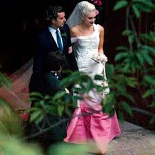 By zoe nauman for dailymail.com. Weddings Gwen Stefani Wedding Dress Cool Chic Style Fashion