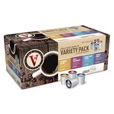 Victor Allen S Variety Pack Coffee 24 Each Of Morn Blend Donut Shop 100 Colombian And French Roast 96 Single Serve Cups Per Case Fg014721 The Home Depot