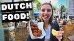 DUTCH FOOD TOUR IN HAARLEM (Trying Raw Herring ... - YouTube