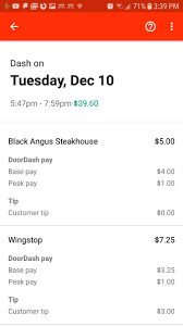 I dash myself and i pick up a lot from a local my minimum is 7 really, which means you need to tip a minimum of 4 dollars or more to get me to even accept your order. No Free Lunch But Almost What Doordash Actually Pays After Expense Payup