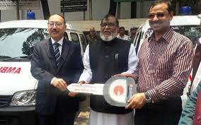 narendra modi gifts two ambulances to