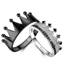 Black And Rose Gold Wedding Ring Vancaro Vancaro On Instagram Do You Like This Black Crown Ring Set Morganite Engagement Ring Rose Gold Wedding Rings Art Rose Gold Engagement Ring Vintage