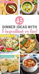 5 Ingredient Healthy Recipes 5 Ingredient Chicken Dinners 45 Smart Five Ingredient Dinner Ideas Healthy Chicken Recipes Easy Healthy Chicken Recipes Dinner