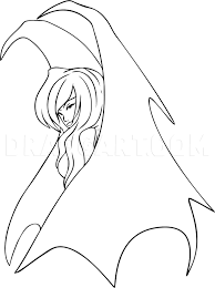 How To Draw A Gothic Angel, Step By Step, Drawing Guide, By Dawn - Dragoart