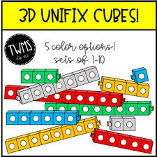 Cubes, and squares can be stacked to create your own configurations. Unifix Cube Clip Art Worksheets Teachers Pay Teachers