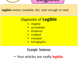 Most related words/phrases with sentence examples define illegible meaning and usage. Opposite Of Single Antonyms Of Single Meaning And Example Sentences English Grammar Here