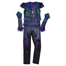 They Ll Look Spellbinding As Mal In This Elaborate Costume Inspired By Her Outfit In Descendants 3 The Four Pi Mal Costume Disney Store Costumes Kids Costumes