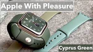 Twilight teal deep green aqua neon glow stars apple watch band. Cyprus Green Sport Band Apple Watch Band Youtube