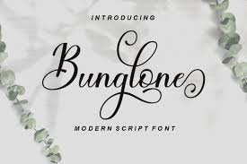 Bunglone In 2020 Modern Script Font Boutique Fonts Microsoft Word 2010