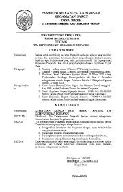 Contoh surat keputusan penetapan pemenang lomba. 10 Contoh Surat Keputusan Pengangkatan Karyawan Dll Lengkap