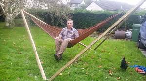 To build this simple hammock stand, you'll need some 2×4 beams, bolts, washers, and tightening washers. 35 Diy Hammock Stand For A Perfect Lounge Space