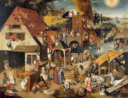 Pieter Brueghel D J Die Niederlandischen Sprichworter Pieter Brueghel The Younger The Dutch Proverbs Pieter Bruegel The Elder Naive Painting Renaissance Paintings