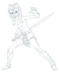 Clone wars by silverskittle on deviantart. How To Draw Ahsoka Tano From Star Wars The Clone Wars Step By Step Drawing Lesson Page 3 Of 3 How To Draw Step By Step Drawing Tutorials