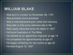 Two Poems By William Blake