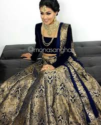 Black And Gold Lehenga Skirt Pinterest Pawank90 Party Wear Indian Dresses Indian Dresses Indian Bridal Fashion
