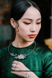 Kiềng cổ bạc hoa sen Tứ Quý KC52