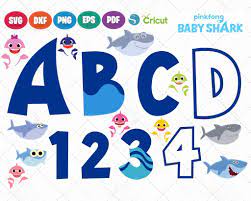 This will also give your children practice. Baby Shark Font Svg Baby Shark Family Abc Baby Shark Alphabet Ocean Embroidery Design Collections Baby Shark Shark Family Lettering Fonts
