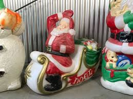 Plastic outdoor snowman christmas decorations. Collection Of Plastic Outdoor Christmas Lawn Ornaments Santa Claus Snowman Lights Up