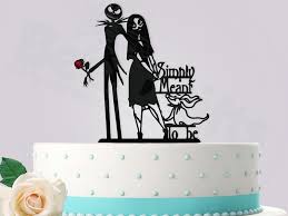 Nightmare before christmas cakewhat an awesome birthday cake that would be for elea. Jack And Sally Red Rose Simply Meant To Be With Zero Nightmare Before Christmas Inspired Event Wedding Cake Topper Nightmare Before Christmas Wedding Wedding Cake Roses Wedding Cake Toppers