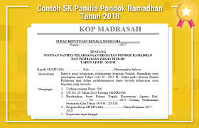 Bagi para operator sekolah atau tenaga administrasi maka harus sudah mulai menyiapkan kelengkapan administrasi penyelenggaraan ujian nasional. Contoh Sk Panitia Pondok Ramadhan Tahun 2020 Idn Paperplane