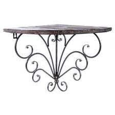 Brown Swirl Corner Metal Wall Shelf Hobby Lobby 720490 In 2021 Wood Corner Shelves Metal Wall Shelves Corner Shelves