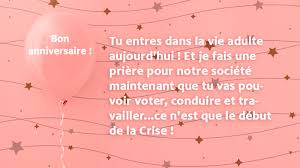 Texte Anniversaire 18 Ans Top 50 Texte Anniversaire 18 Ans Humour