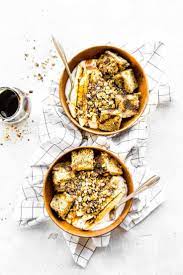 Sticky Date Cake Yogurt Bowls Superfood Fruits Like Dates Combined Into A Grain Free Cake Then C Superfood Breakfast Superfood Breakfast Recipes Yogurt Bowl