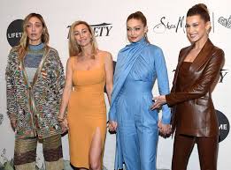 Alana Hadid Marielle Hadid Gigi Hadid Bella Hadid From The Big Picture Today S Hot Photos Https Www Eon Celebrity Dresses Celebrity Trends Model Dress