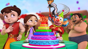 Super Bheem The New Year Party 2020 Hindi Cartoon For Kids Bheem C In 2020 Cartoon Kids New Years Party Cartoons Story