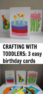 Diy Birthday Crafts For Kids Birthday Card Diy Kids Preschool Toddlers 54 Ideas Simple Birthday Cards Birthday Card Craft Teacher Birthday Card